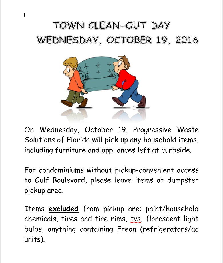 Town Clean Out Day